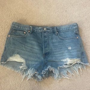 Free people jean shorts **NEVER WORN**